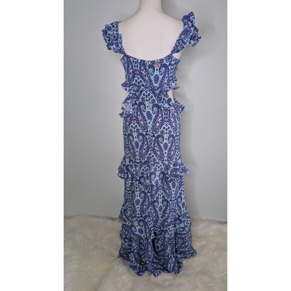 Simply Southern Paisley Maxi Dress Small | Beachy Summer Sleeveless - Picture 2 of 12